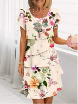HELENA | ELEGANTES KOMFORT-KLEID MIT RÜSCHEN