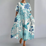 JUTTA | LEICHTES MAXIKLEID MIT WUNDERSCHÖNEM BLUMENMUSTER