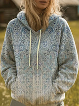 KAELITH | HOODIE MIT RAINBOW SUNBURST-GRAFIK