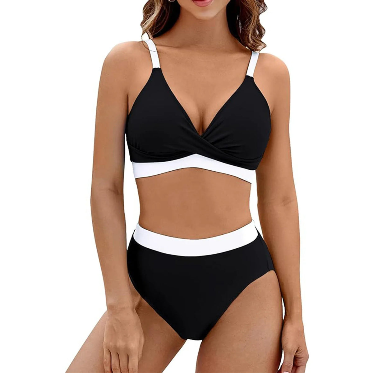 SARENA | IHR BIKINI MIT BAUCH-WEG-EFFEKT UND ELEGANTEM V-AUSSCHNITT