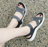 SOPHIA | ORTHOPÄDISCHE SANDALEN MIT GEFLOCHTENEM RIEMEN