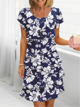 FRANCESCA | ELEGANTES KOMFORT-RÜSCHENKLEID
