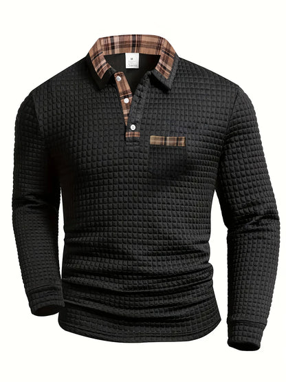 JAMES | ELEGANTES LANGARM-POLOSHIRT FÜR HERREN