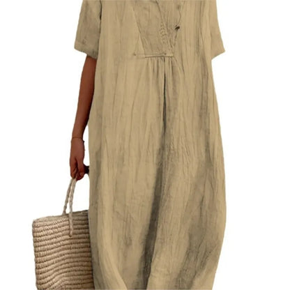 SILVANA | LOCKERES MAXIKLEID MIT STRUKTUR