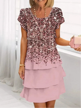 GABRIELLA | ELEGANTES KOMFORT-RÜSCHENKLEID