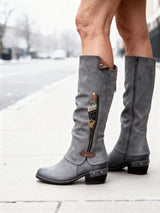 DEBORAH | POCKET-STIEFEL AUS VEGANEM LEDER