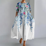 JUTTA | LEICHTES MAXIKLEID MIT SCHÖNEM BLUMENMUSTER