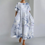JUTTA | LEICHTES MAXIKLEID MIT ATEMBERAUBENDEM BLUMENPRINT