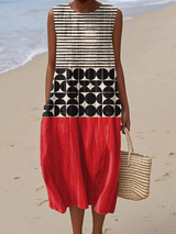 JANE | COLORBLOCK MIDI-KLEID