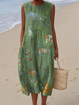 HOPE | WOODLAND MIDI-KLEID