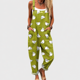 BEQUEMER OVERALL MIT DRUCK