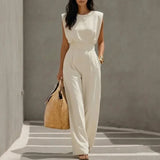 ARIADNA | JUMPSUIT MIT GÜRTEL