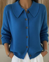 VESPERA | STRICKJACKE MIT KNOPFVERSCHLUSS