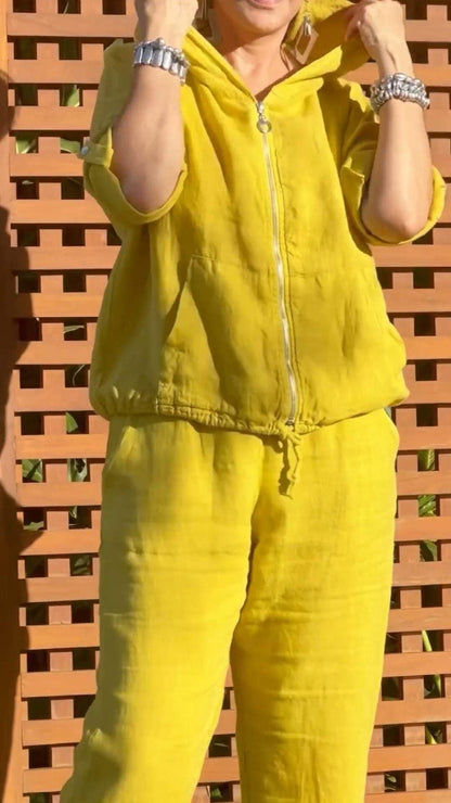 LORETTA | SOMMER-SET MIT KAPUZENJACKE & HOSE