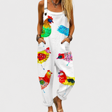BEQUEMER JUMPSUIT MIT DRUCK