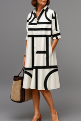 ELLIE | STILVOLLES UND ELEGANTES MIDI-KLEID