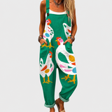 BEQUEMER JUMPSUIT MIT DRUCK