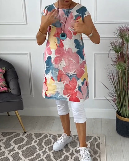ANDREA | CASUAL FLORAL DRESS