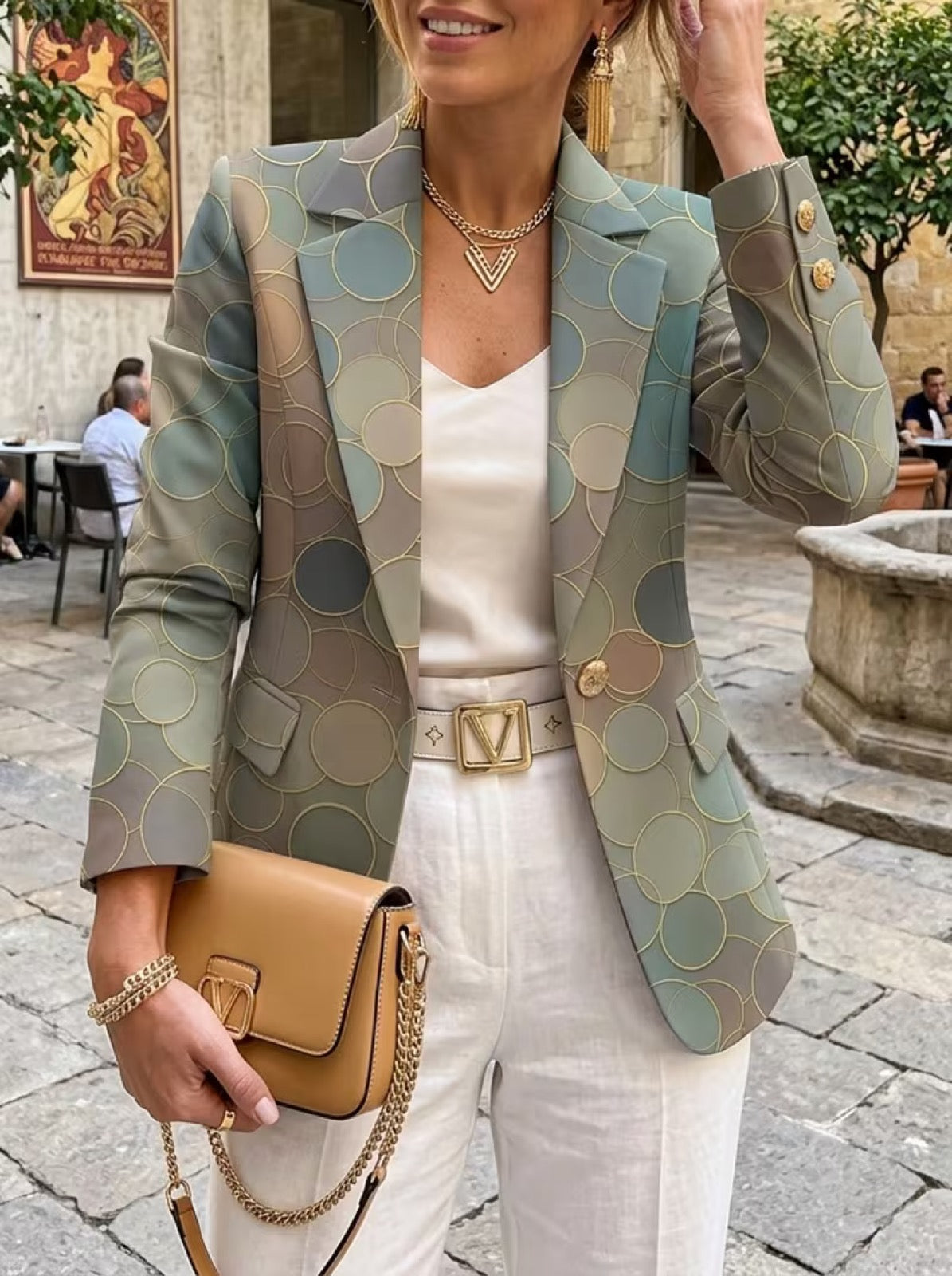 CAPUCINE | PUNKT-MOSAIK-BLAZER