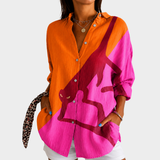 VIVIAN | SUNSET SAFARI STATEMENT-BLUSE