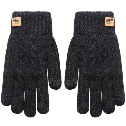 STRICKHANDSCHUHE MIT FLEECEFUTTER