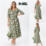 CELIA | LOCKER GESCHNITTENES SOMMERKLEID IN ÜBERGRÖSSE