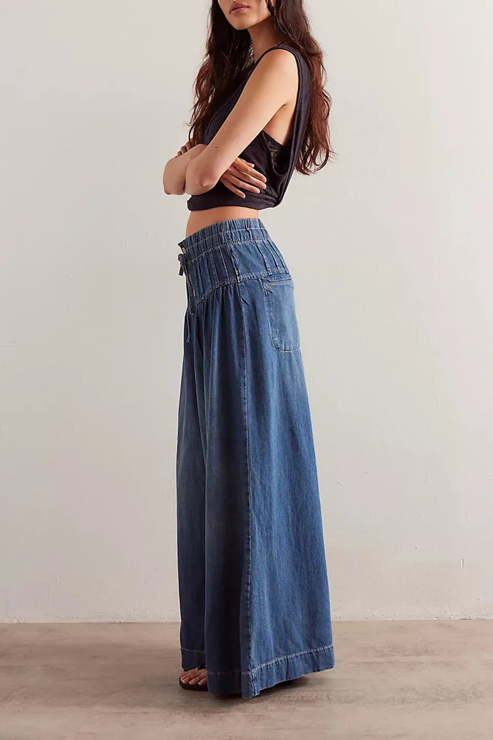 GRETA | WEITE JEANS IM LOOSE-FIT-SCHNITT