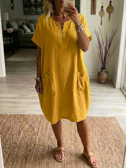 JOAN | SOMMERKLEID MIT REISSVERSCHLUSS