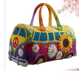 SUNFLOWVANA | GESTEPPTE REISE-REISETASCHE