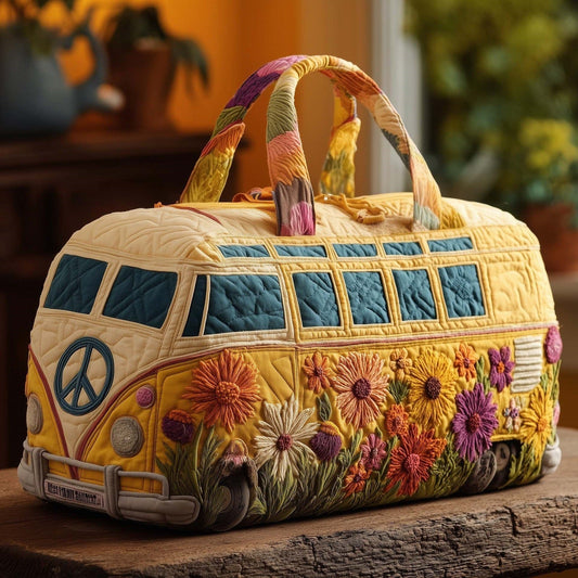 BLOOMVANA | QUILTED TRAVEL DUFFLE BAG
