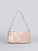 PETALBLUSH | ROSAFARBENE SCHULTERTASCHE MIT BLUMENPAILLETTEN