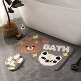 CUDDLEBATH | NIEDLICHE BÄREN- & PANDA-BADEMATTE MIT RUTSCHFESTER UNTERSEITE