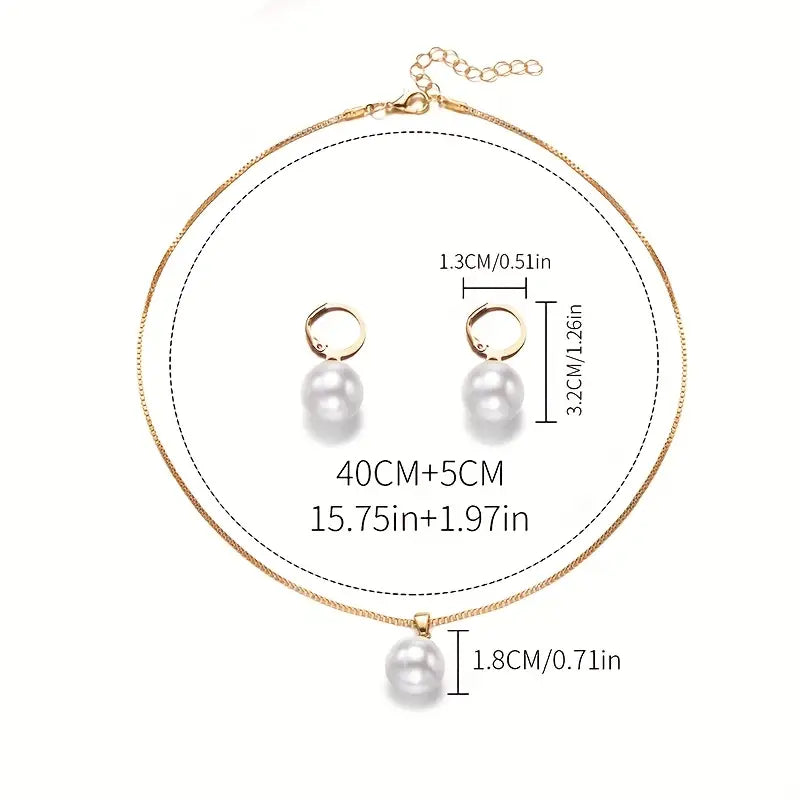 GRACELYN | ELEGANTES PERLENKETTEN-SET