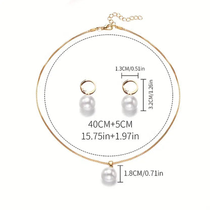 GRACELYN | ELEGANTES PERLENKETTEN-SET