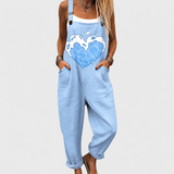 BEQUEMER JUMPSUIT MIT DRUCK