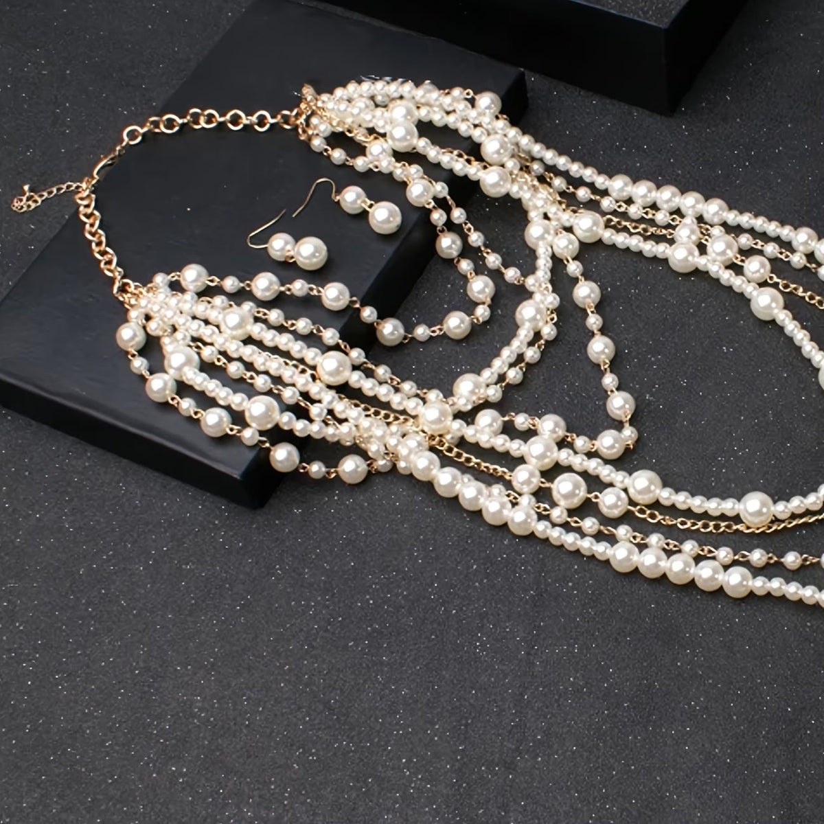 ZARIA | BOHO MEHRLAGIGES PERLEN-STATEMENT-SET