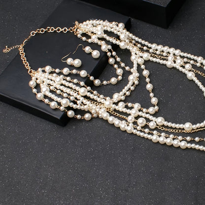 ZARIA | BOHO MEHRLAGIGES PERLEN-STATEMENT-SET