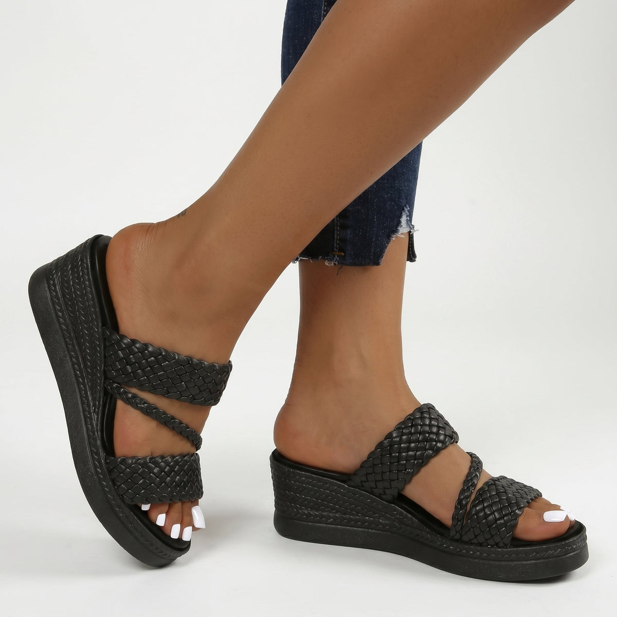 WINIFRED | SANDALEN MIT GEFLOCHTENEN RIEMEN