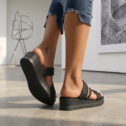 WINIFRED | SANDALEN MIT GEFLOCHTENEN RIEMEN