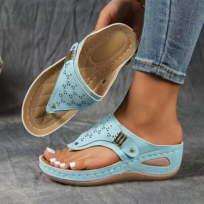 GLENDA | WEDGE SUPPORT SANDALS