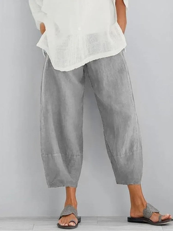 MARGARET | LÄSSIGE CROPPED-HOSE