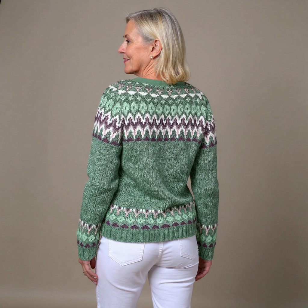 FLORENCE | RETRO ISLÄNDER-STRICKJACKE