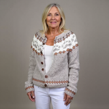 VERITY | KLASSISCHE ISLÄNDISCHE VINTAGE-STRICKJACKE