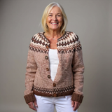 GEORGINA | RETRO-STRICKJACKE IM ISLÄNDISCHEN STIL