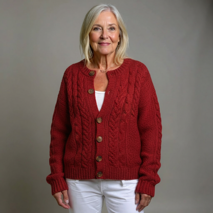 DIE LORENZA | ZOPFMUSTER-STRICKJACKE