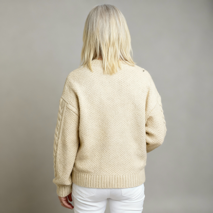 DIE LORENZA | ZOPFMUSTER-STRICKJACKE