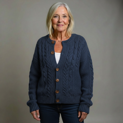 DIE LORENZA | ZOPFMUSTER-STRICKJACKE