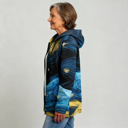 WAVERLEY | LUXURIÖSE STRICKJACKE MIT KÜNSTLERISCHER INSPIRATION