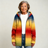 NOORA | LUXURIÖSE KÜNSTLERISCHE STRICKJACKE