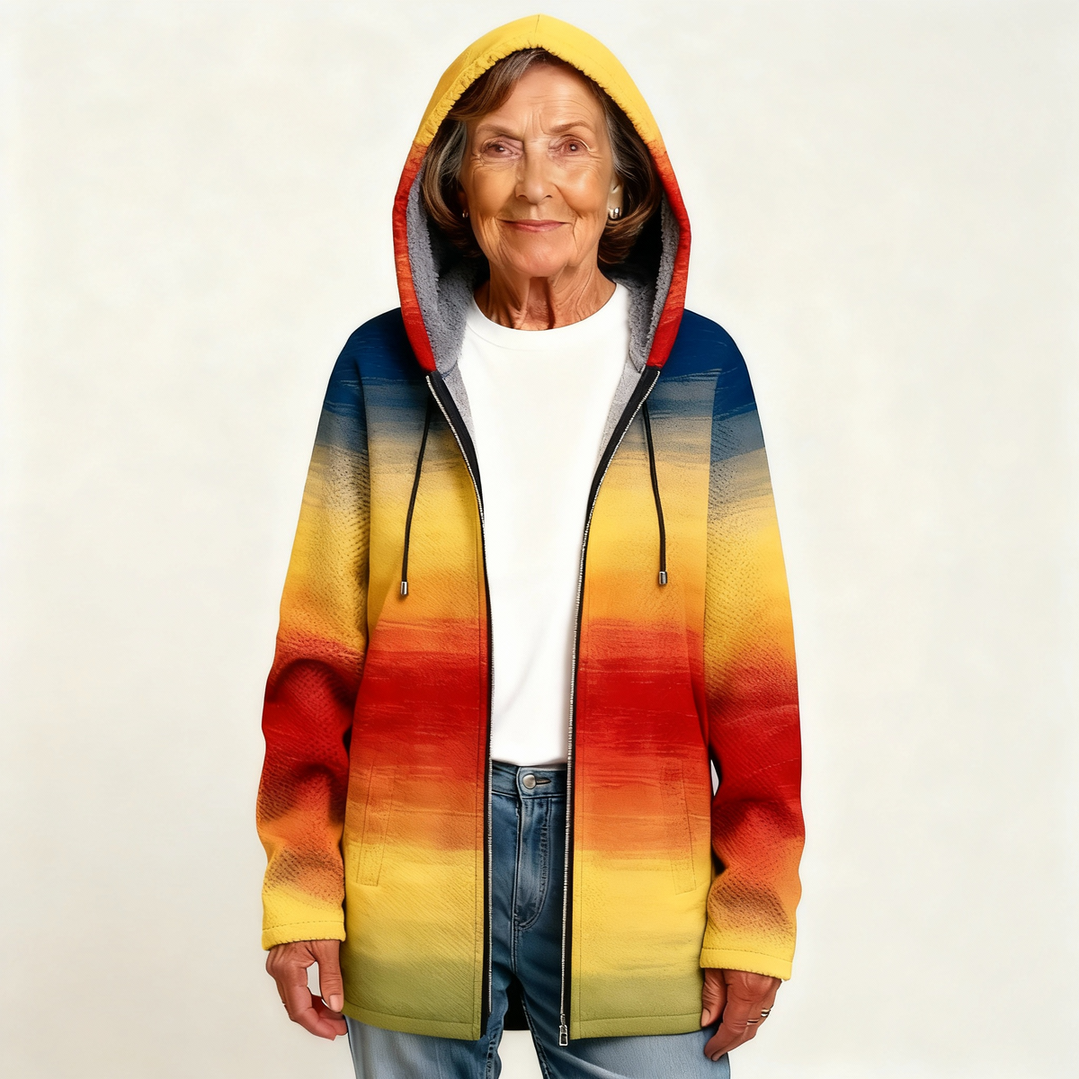 NOORA | LUXURIÖSE KÜNSTLERISCHE STRICKJACKE